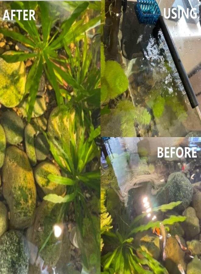 VAYINATO CHERLAM 3 in 1 Aquarium Oil Skimmer, Aquarium Surface Protein Skimmer,3W Fish Tank Protein Skimmer for Sea and Fresh Water, Internal Filter Wall Mounted Fish Tank Surface Protein Skimmer - Image 3